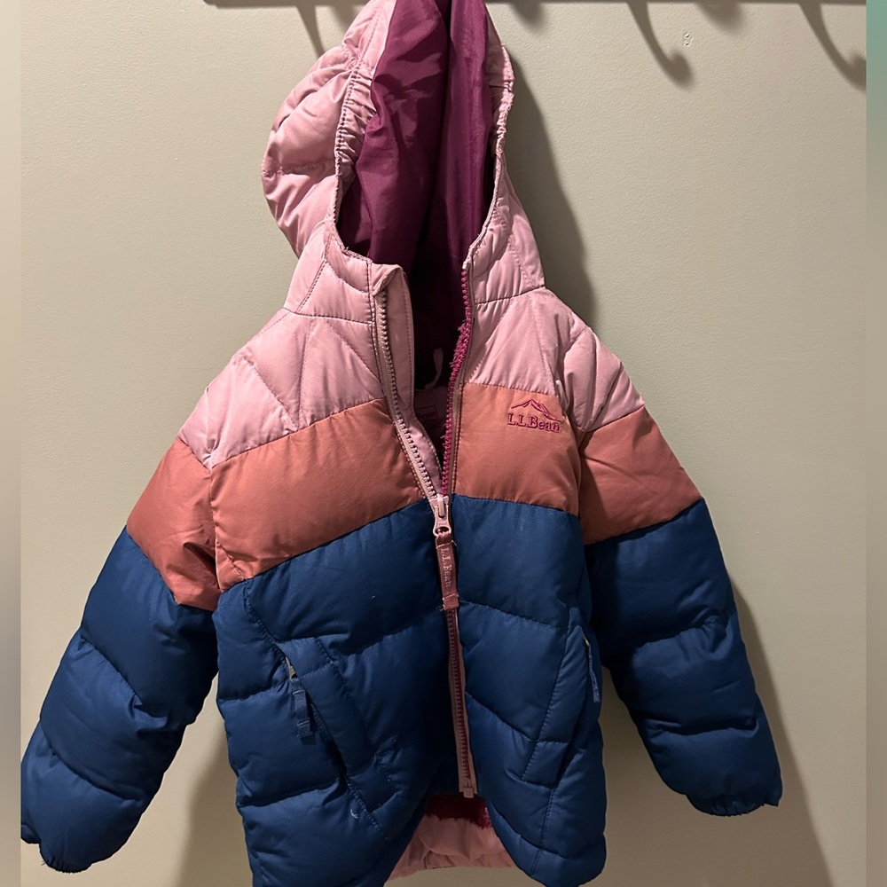 L.L. Bean 4T toddler down  jacket